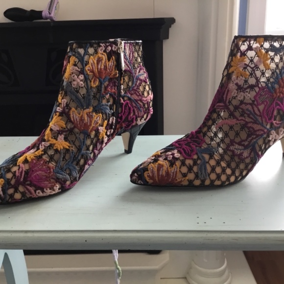 Sam Edelman Kinsey Multi Floral Lace size 8M - Picture 2 of 4